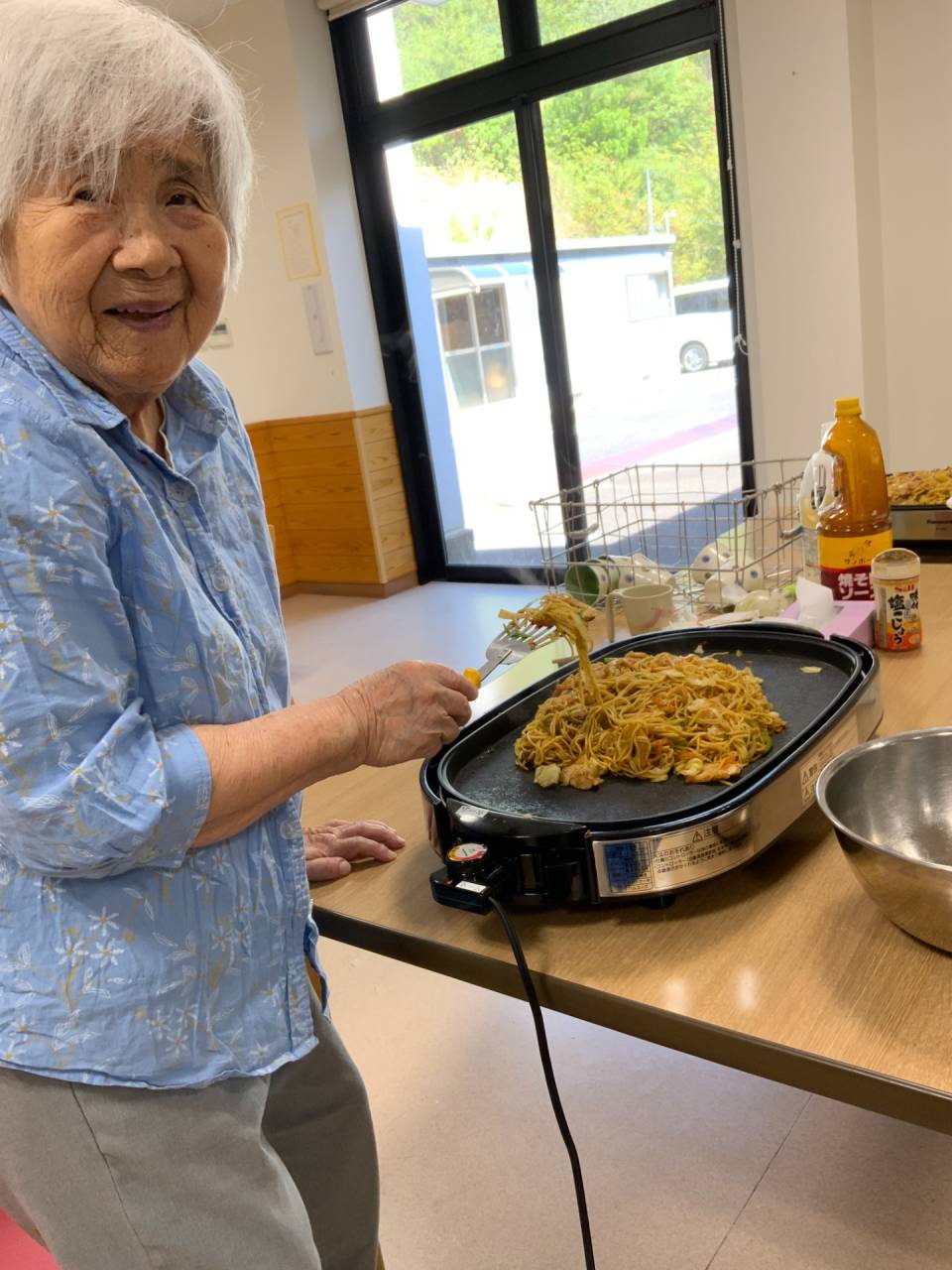 老健「敬老の日のお祝いパーティーをしよう！」