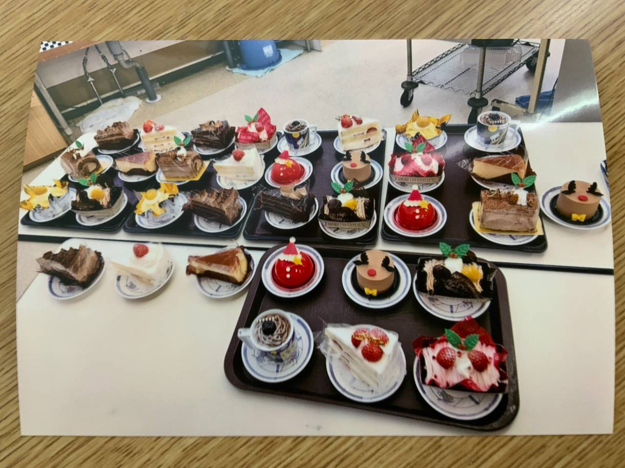 老健「クリスマスケーキを堪能🍰」