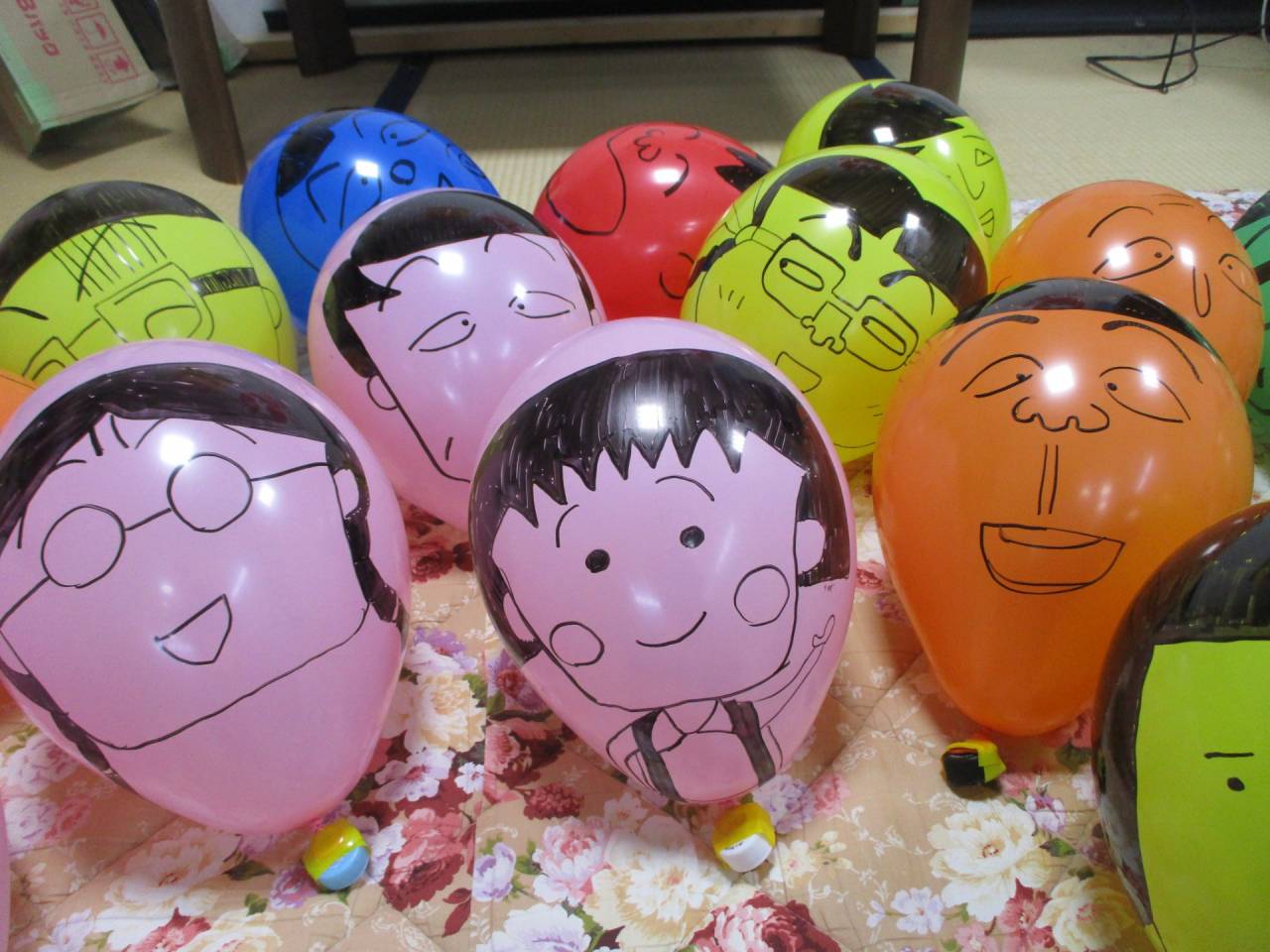 通所リハ「🎈風船押し出しゲーム」