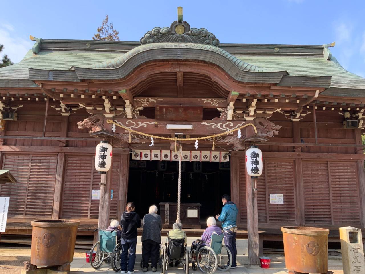 老健「初詣🎍＆外食🍚」