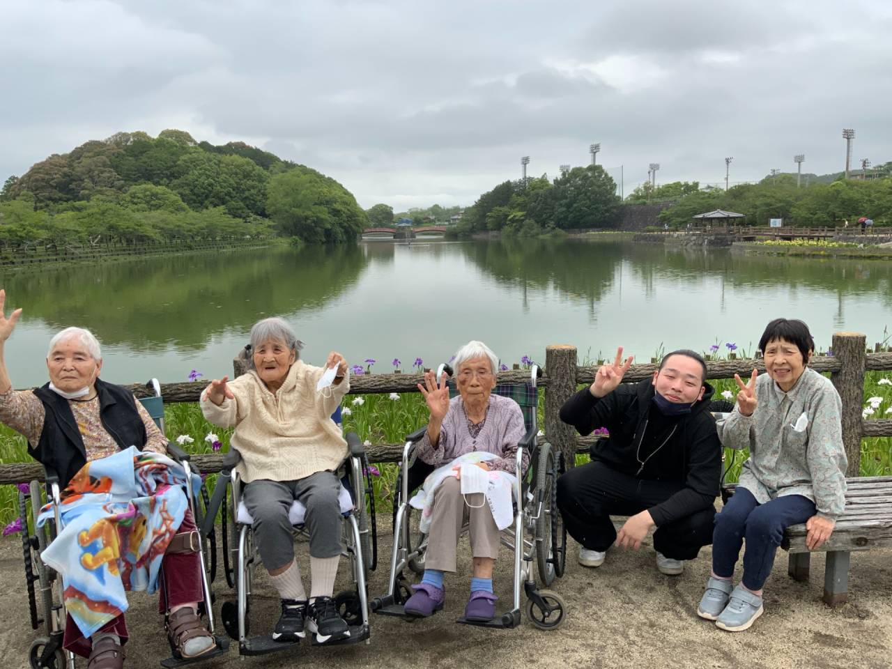 老健「菖蒲をみに行こう！②」