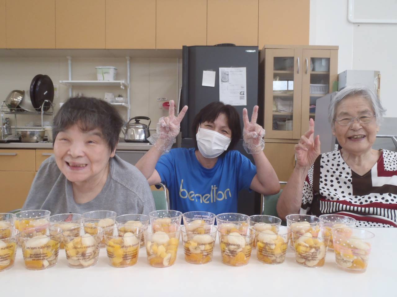 通所リハ「🍑フルーツポンチ作り🍊」